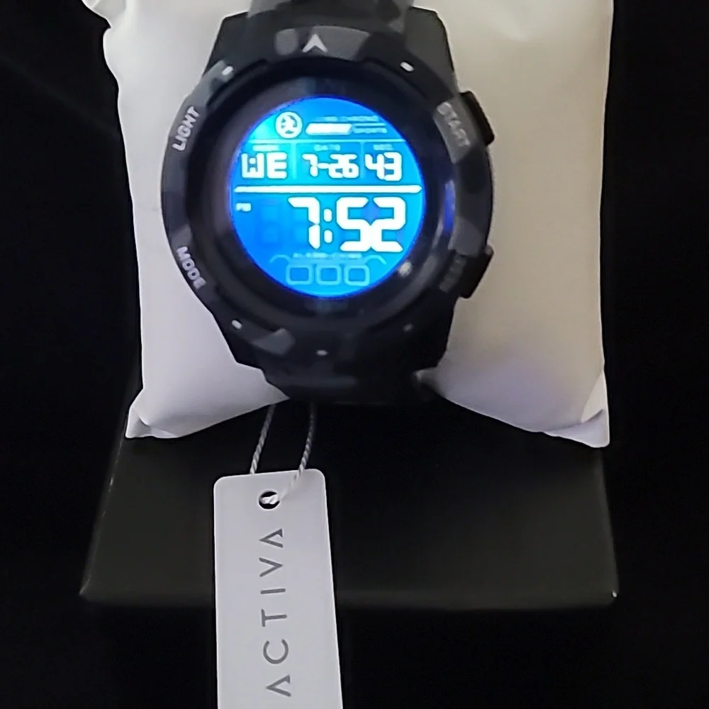 NEW NIB Activa X Invicta Digital Men's Watch - 45mm (PF22409) ACW8105MC-002 Camo